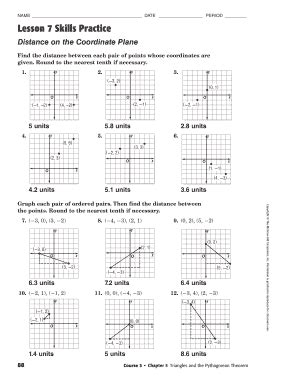 Then solve. . Lesson 7 skills practice graph on the coordinate plane answer key